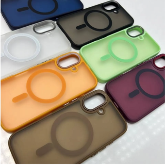 کاور قاب آیفون 12 و12ro مدل مگ سیف اورجینال پشت مات کیفیت عالی