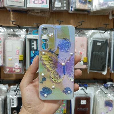 قاب هولوگرامی سامسونگ Galaxy A16 4G / A16 5G آبرنگی مرواریدی محافظ لنزدار