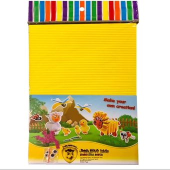 مقوا موج دار رنگی جگوار مدل جاکورتا سایز A4