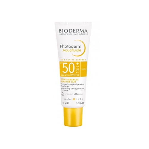 تصویر ضد آفتاب آکوا فلویید +SPF50 مدل Photoderm Aquafluide بیرنگ 40‌ میل 