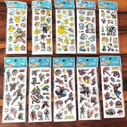 استیکر پفکی باریک بسته 5 عددی