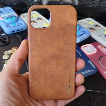 کاور قاب آیفون 13 مدل چرمی محکم ضدضربه داخل مخمل
