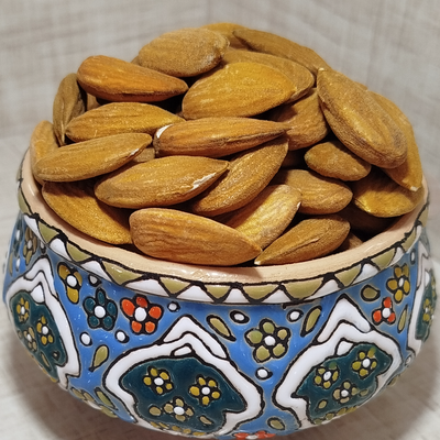 مغز بادام درختی دانه بلند ممتاز ایرانی،بسته500گرمی،ترد و خوش طعم،کیفیت تضمینی