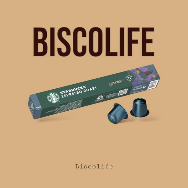کپسول قهوه استارباکس Starbucks بدون کافئین مدل Decaf Espresso Roast تعداد 10 عددی