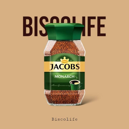 قهوه فوری جاکوبز Jacobs مدل monarch وزن 195 گرم
