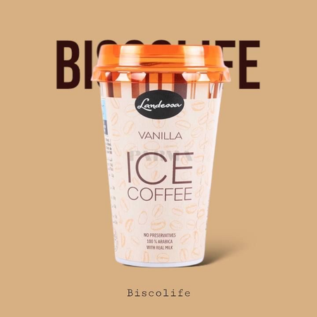 آیس کافی وانیلی لیوانی لندسا 230 میل Landessa Vanilla Ice Coffee