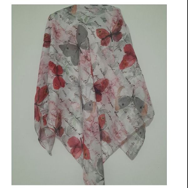 روسری طرح پروانه قواره 140