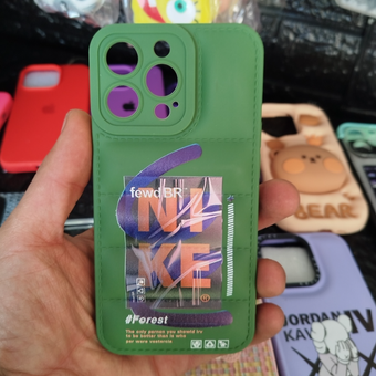 کاور قاب آیفون 13pro مدل پافری طرح دار طرح 7