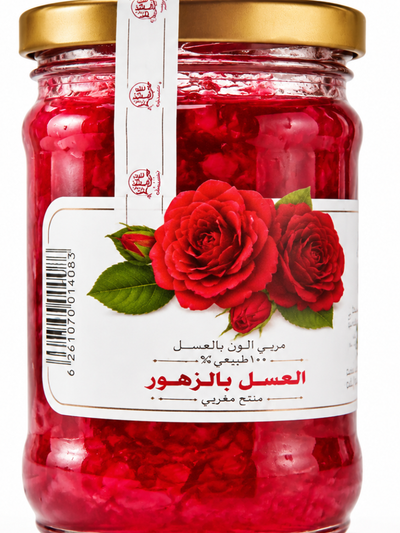 مربا گلسرخ 620گرم شیشه ای خونگی 6عددی