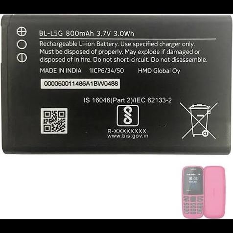 باتری نوکیا BL-L5G Nokia 105 2019 Dual Sim - 800mAh