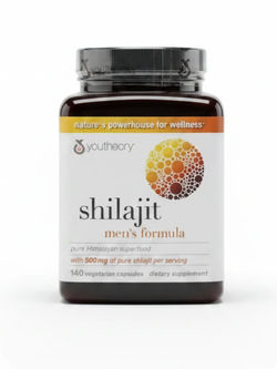 **کپسول شیلاجیت یوتئوری 140 عددی کمک به افزایش انرژی و حمایت از عملکرد عمومی بدن Youtheory Shilajit**