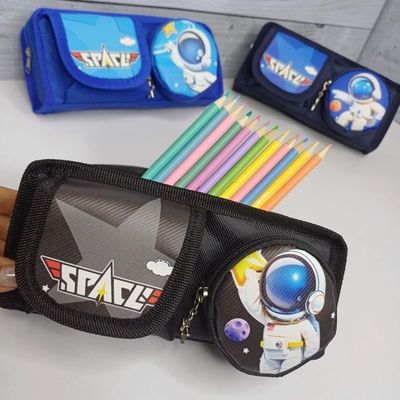 جامدادی دو زیپ فضانورد