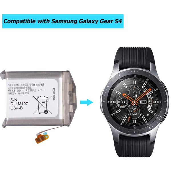 Samsung Galaxy Watch, 46mm SM-R800 Smartwatch Battery ...باتری ساعت سامسونگ با گارانتی تست10روزه