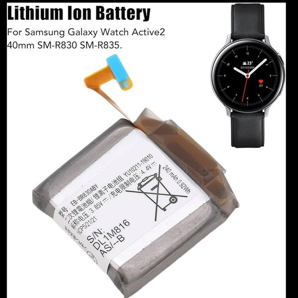 EB BR830ABY Battery for Samsung Galaxy Watch Active2 40mm SM R830 ...باتری ساعت سامسونگ با گارانتی تست