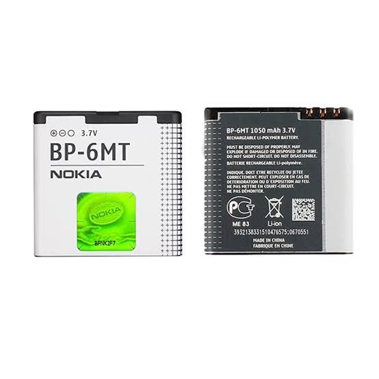 باتری نوکیا 6mt Nokia BP-6MT Battery For Nokia N81 / N82 / N78 / E51 / E51i / 6720C / 5610 / 6110 / 6720 / 6350 / 6750