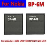 Nokia BP-6M Battery - 6233, 6234, 6280, 6288, 9300, 9300i, N73, N93 باتری نوکیا
