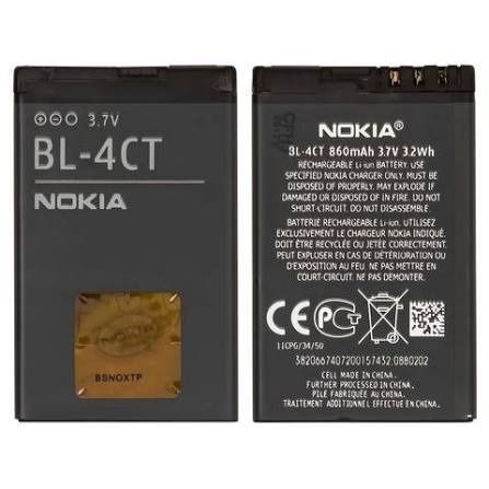 Original Nokia BL-4CT Battery Pack for Nokia 5310XM 6600s 7210 7230 7310 supernova X3 باتری نوکیا