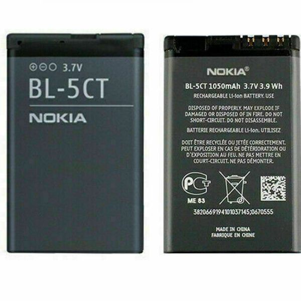 Original Nokia BL-5CT Battery for 5220 XM, 3720 C, 6303باتری اورجینال