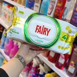 دستمال مرطوب سطوح فیری 100 عددی