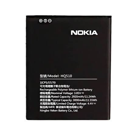 Original HQ510 Battery for Nokia 2.2 TA-1179 / TA-1183 / TA-1188 / TA باتری اورجینال نوکیا
