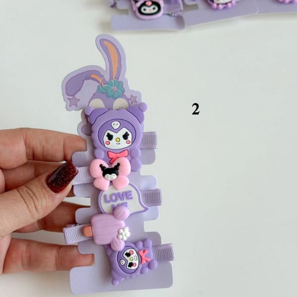 ست 5 عددی گیره مو کرومی