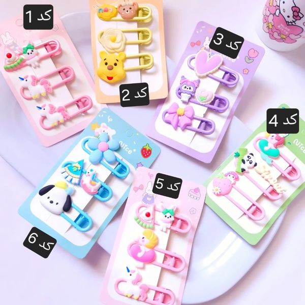 ست 3 عددی گیره مو فانتزی