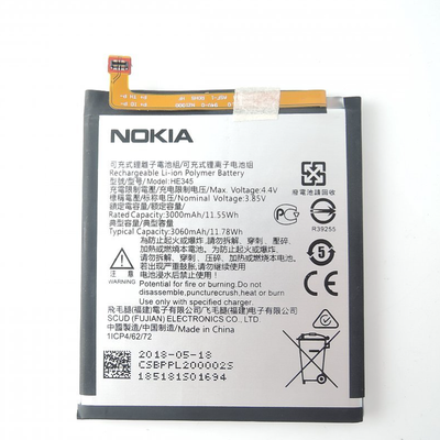 Original Nokia HE345 Battery For Nokia 6.1 (TA-1043, TA-1045, TA-1054, Tباتری اورجینال نوکیا