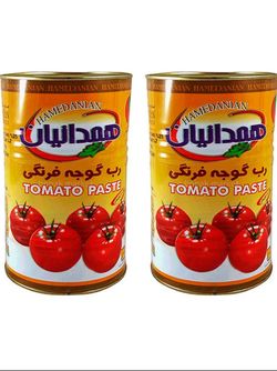 کنسرو رب گوجه 4.5 کیلویی همدانیان 4 عددی