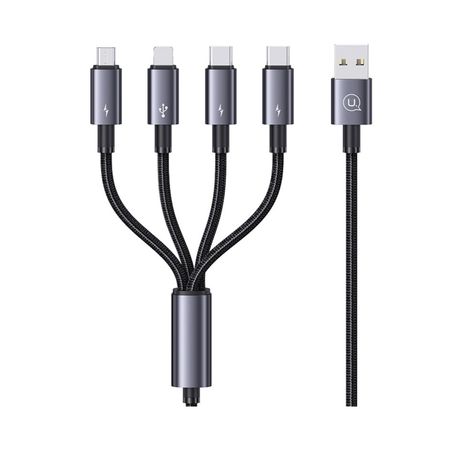 کابل USAMS 4IN1 Aluminum Alloy یوسمز مدل sj739 طول 1.5 متر