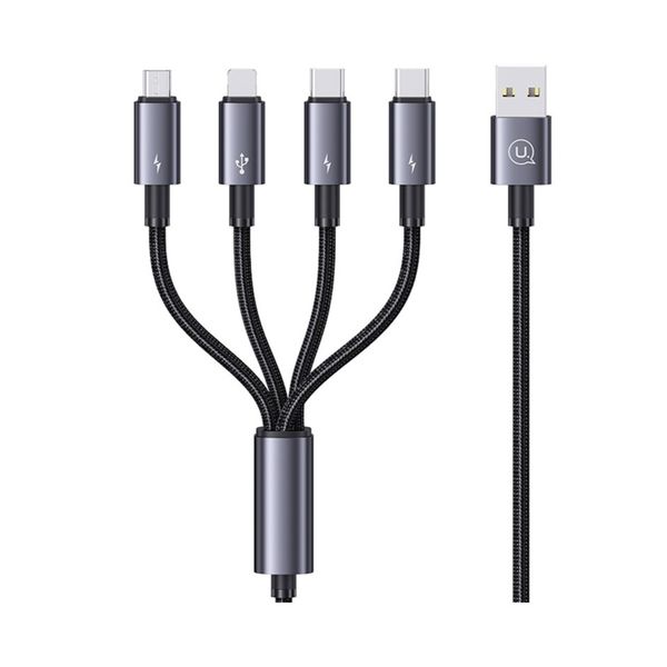 کابل USAMS 4IN1 Aluminum Alloy یوسمز مدل sj739 طول 1.5 متر
