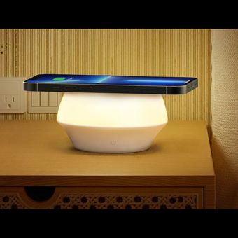 شارژر وایرلس و چراغ خواب رسی مدل RCW-21