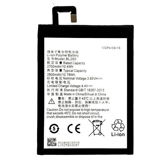 باتری اورجینال لنوو Original Lenovo Vibe S1 Lite Battery BL260 - 2800mAh