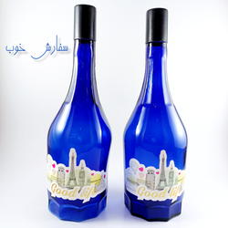 بطری آبی خورشیدی با لیبل