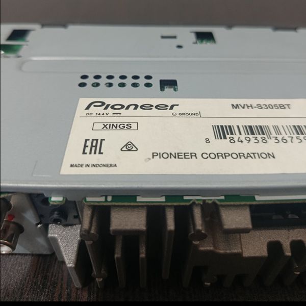 پخش کننده خودرو پایونیر (کارکرده) مدل MVH-S305BT