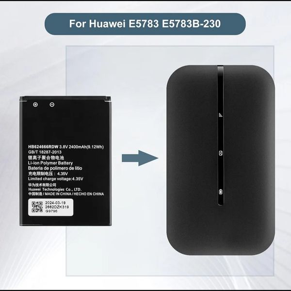 باتری مدل HB624666RDW مناسب مودم قابل حمل هوآوی E5783