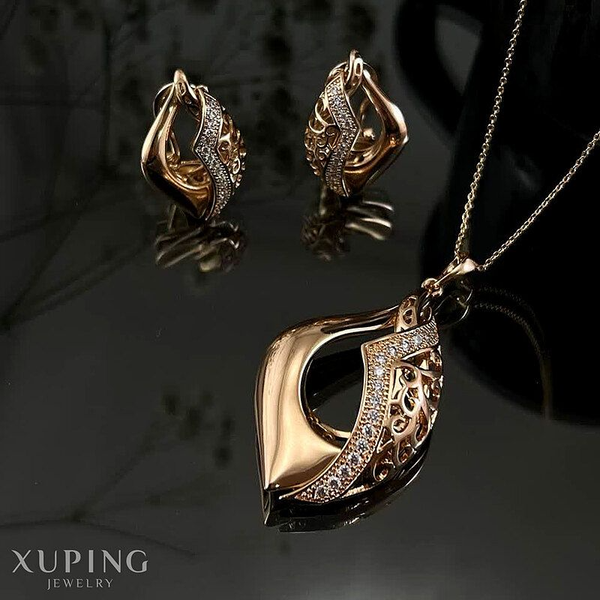 نیمست نگین دار طرح طلا برند ژوپینگ کد 04018