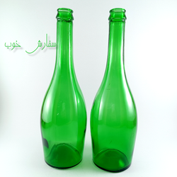 بطری سبز مدل کوزه