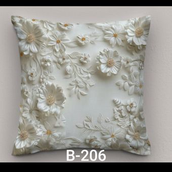 کوسن 3بعدی طرح گل برجسته کد B-206