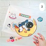 کاور پوشه ای A4 زیپ دار طرح فضانورد