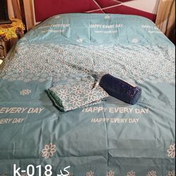 ست روتختی نخ پنبه پاکستانی دو نفره کد k-018