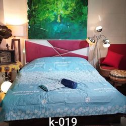 ست روتختی نخ پنبه پاکستانی دو نفره  کد k-019