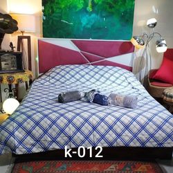 ست روتختی نخ پنبه پاکستانی دو نفره کد k-012