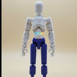 فیگور دامی Dummy13  رنگ سفید آبی اسباب‌بازی دامی