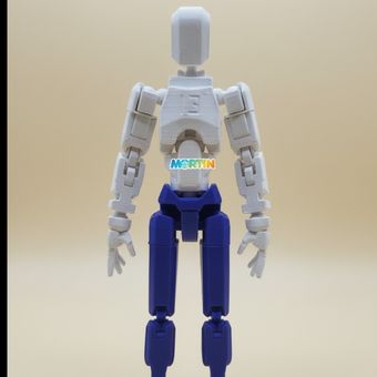 فیگور دامی Dummy13  رنگ سفید آبی اسباب‌بازی دامی