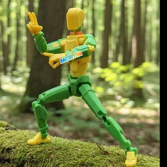 فیگور دامی Dummy13 رنگ زرد سبز اسباب‌بازی  دامی