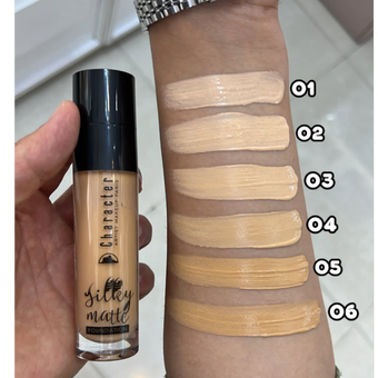 کرم پودر سیلکی مت کاراکتر