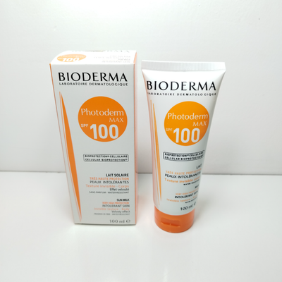 کرم ضدآفتاب بی رنگ SPF100 فرانسوی بیودرما(اصل)