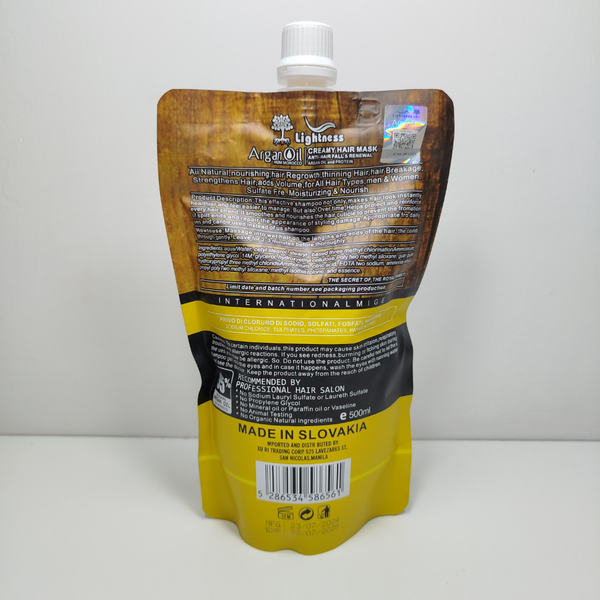 ماسک مو 95درصد روغن آرگان بدون سولفات ساندیسی لایتنس (اصل)