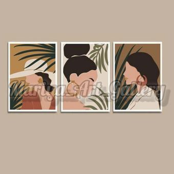 تابلو دکوراتیو مدرنیته سه تیکه