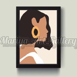 تابلو دکوراتیو دختر‍